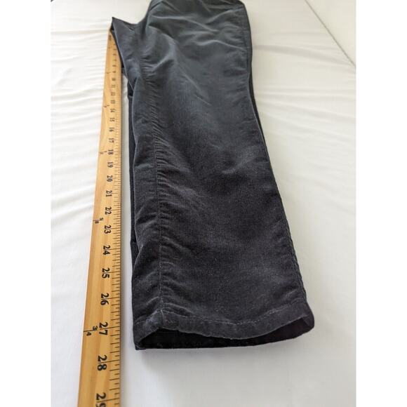 Talbots Pants Black Corduroy Pull On Size 1X Petite Fine Cord Stretch Slim Leg - Picture 8 of 8
